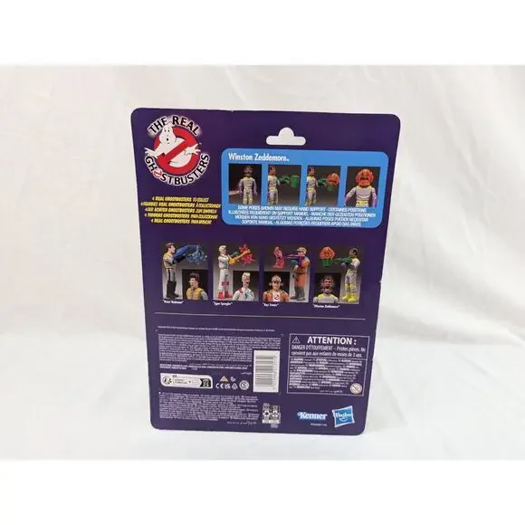 2024 THE REAL GHOSTBUSTERS Fright Features WINSTON ZEDDEMORE Action Figure‎ NEW - Picture 6 of 13